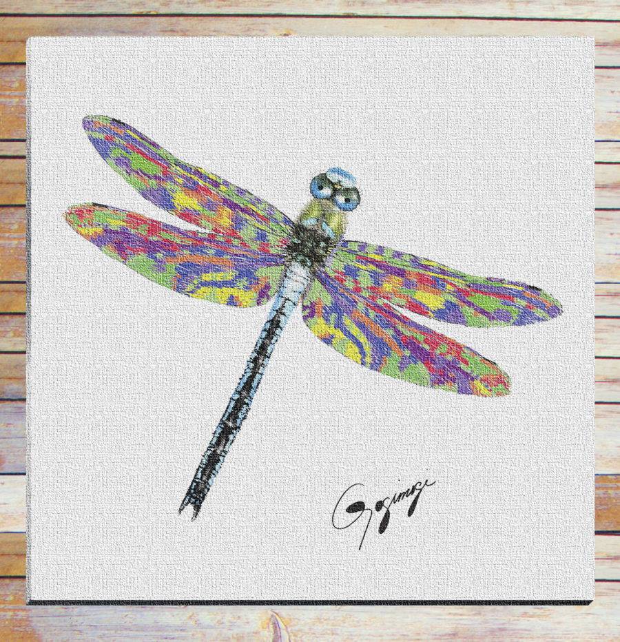 Gogimogi Wall Art-Dragonfly on Fine Art or WC Paper