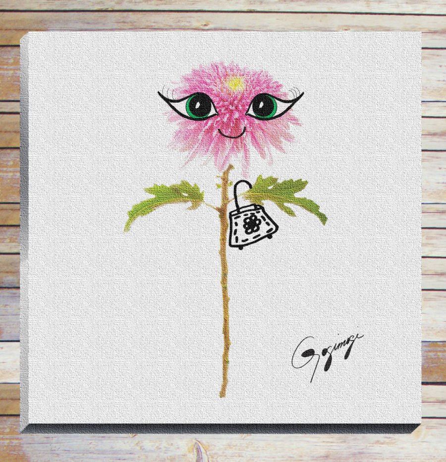 Gogimogi Wall Art-Dahlia on Canvas