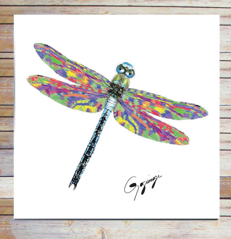 Gogimgi-Wall-Art-Dragonfly-on-Metal-1