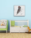 Gogimogi-Wall-Art-Great-Grey-Owl-on-Canvas-in-Nursery