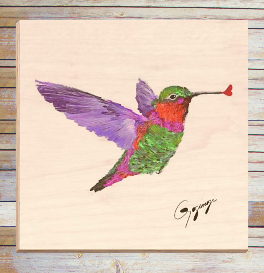 Gogimogi-Wall-Art-Hummingbird-on-Birchwood