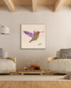 Gogimogi-Wall-Art-Hummingbird-on-Birchwood-in-Livingroom