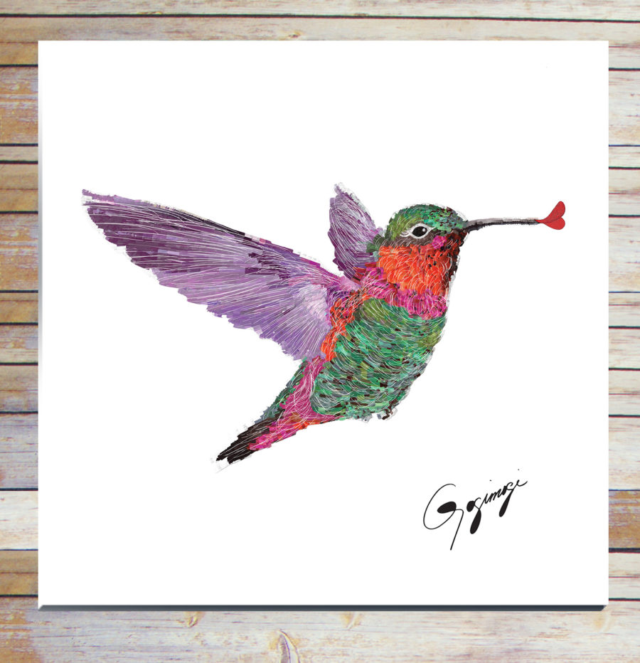 Gogimogi-Wall-Art-Hummingbird-on-Metal