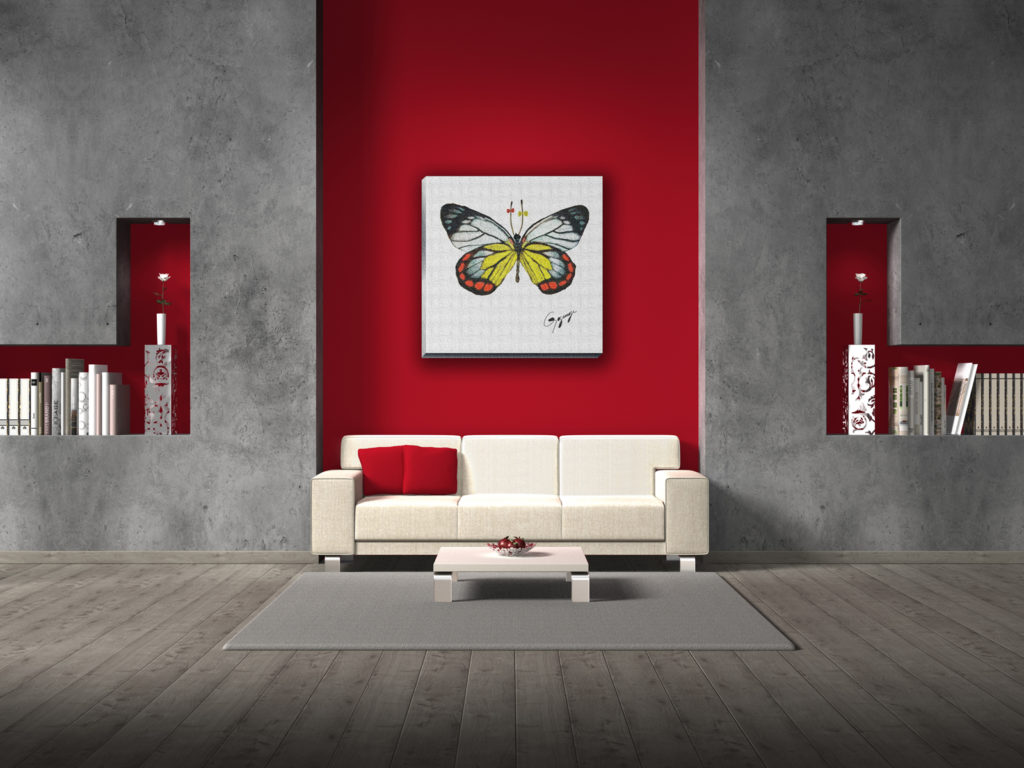 Gogimogi-Wall-Art-Painted-Jezebel-Butterfly-on-Canvas_Livingroom