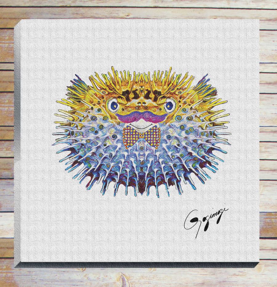 Gogimogi-Wall-Art-Pufferfish-Canvas-2