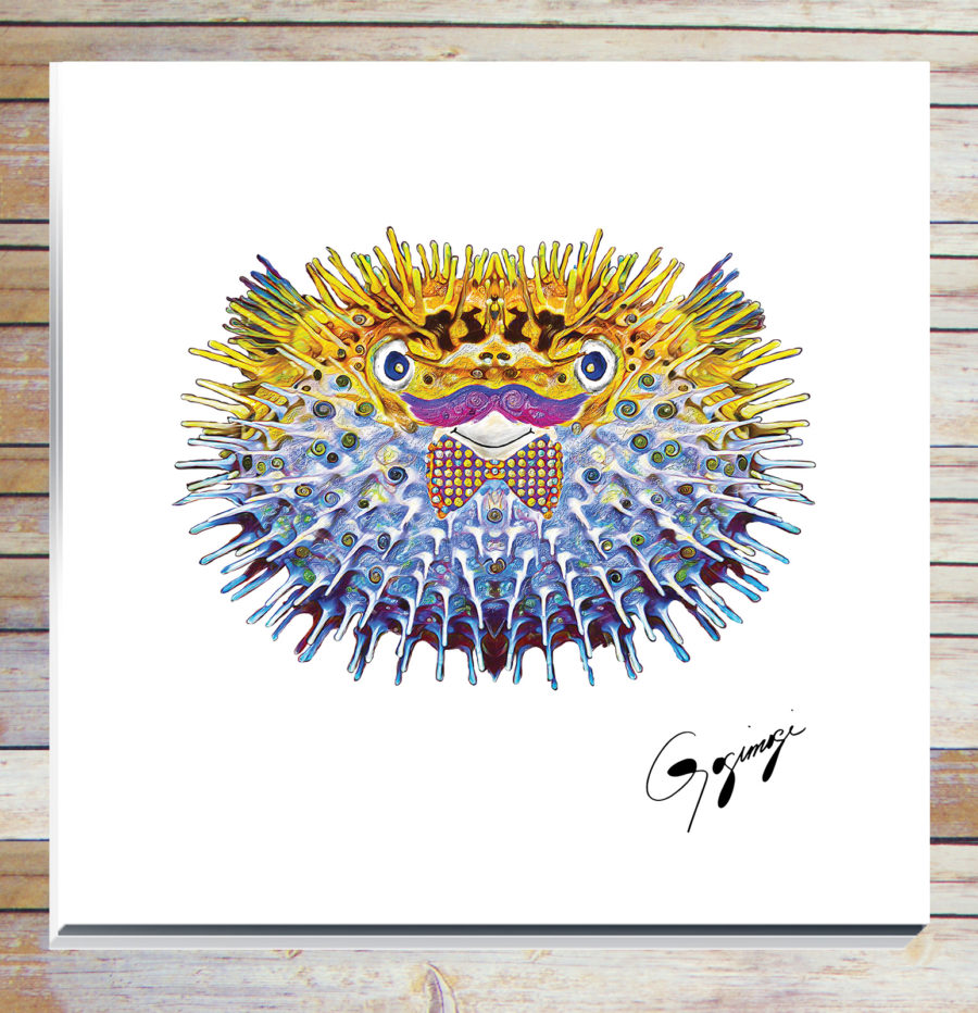Gogimogi-Wall-Art-Pufferfish-on-Acrylic-and-Plexiglass