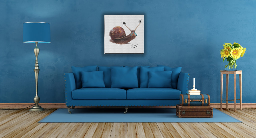 Gogimogi-Wall-Art-Snail-on-Canvas-in-Livingroom_lrg